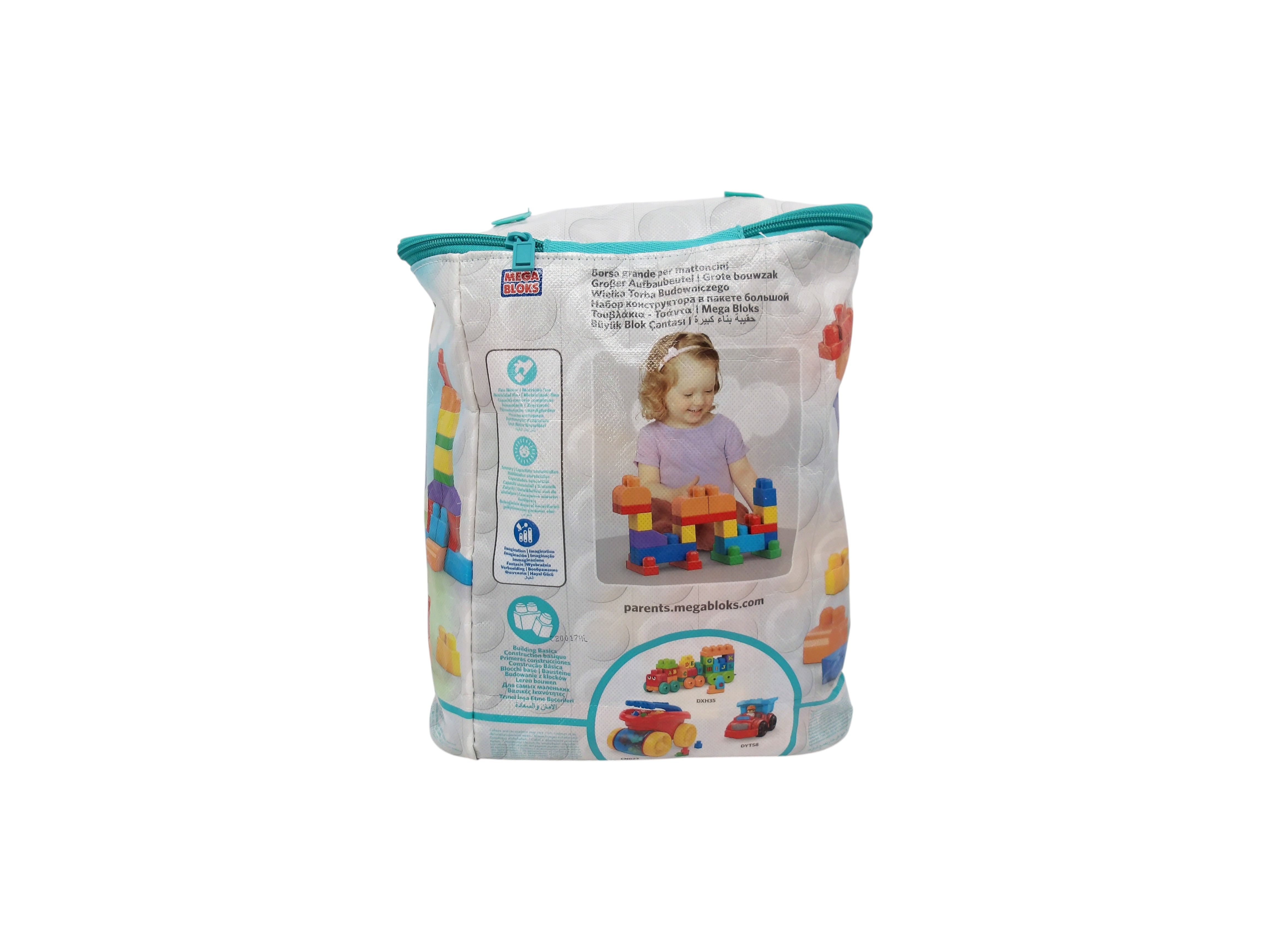 Mega Bloks - Sac medium 60 briques  Très bon état - Vue 3 - 